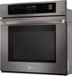 LG 30" Black Stainless Steel Single Electric Wall Oven-5