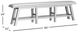 Jofran Inc. Telluride 8-Piece Gold Trestle Counter Dining Table Set-3