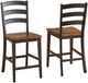 A-America® Stormy Ridge 5-Piece Chicory/Slate Black Counter Dining Set-1