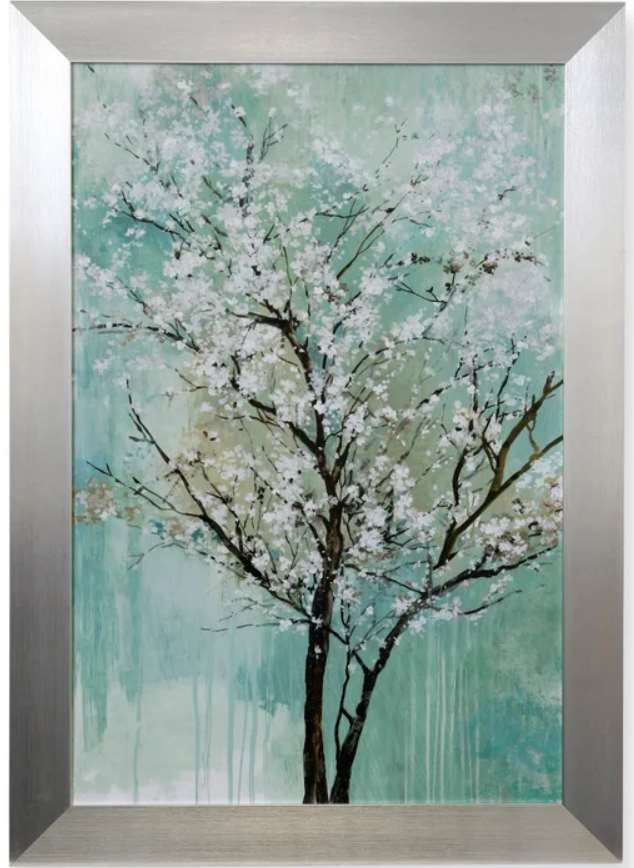 StyleCraft Apple Grove Blue-Green/Brown/Gray/White Wall Art-0