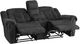 Homelegance® Nutmeg Charcoal Gray Manual Double Reclining Loveseat-4