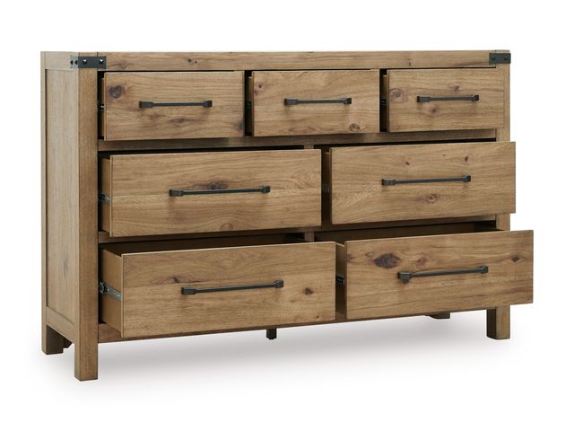 Signature Design by Ashley® Ridgester Light Brown Dresser-1