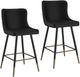 Inspire™ Xander 2-Piece Black 26" Counter Stool-4
