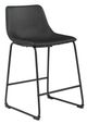 Signature Design by Ashley® Centiar 5 Piece Black/Two-Tone Brown Counter Height Dining Set-2
