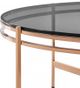VIG Furniture Modrest Bradford Rose Gold/Smoked Gray Modern Coffee Table-3