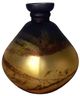 A & B Home Black/Gold Small Vase-2