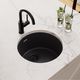 Elkay Quartz Classic® Black 18.13" Single Bowl Dual Mount Bar Sink Black-2