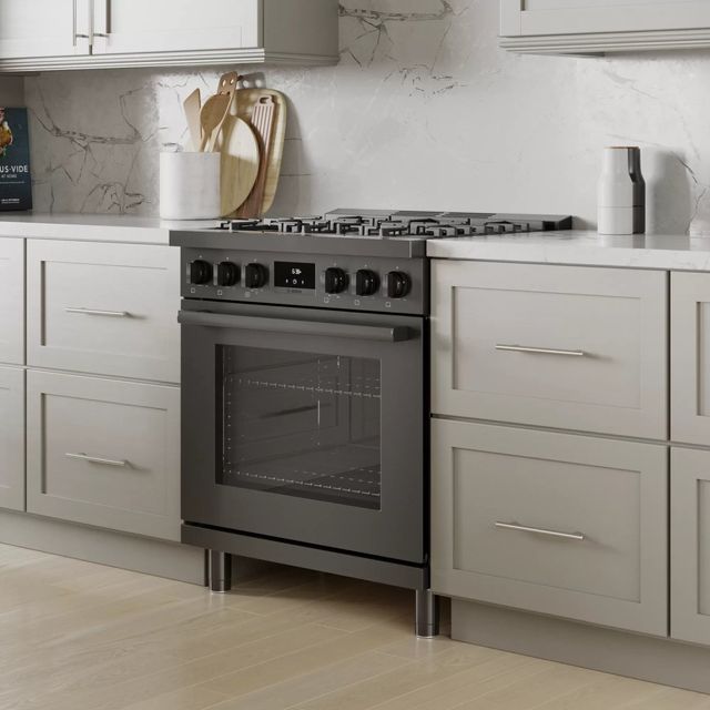 Bosch® Black Stainless Steel Set of 4 Range Feet-2
