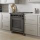 Bosch® Black Stainless Steel Set of 4 Range Feet-2