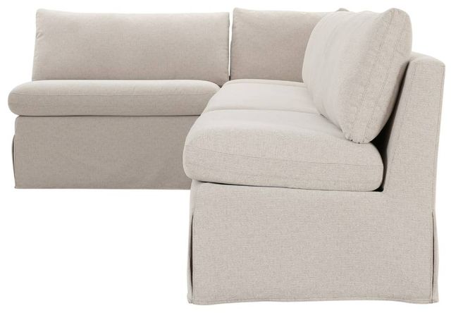 Moe's Home Collection Fable 4-Piece Beige 140" L-Shape Dining Banquette-3