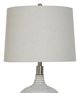 StyleCraft Ridged White Wash Table Lamp-2