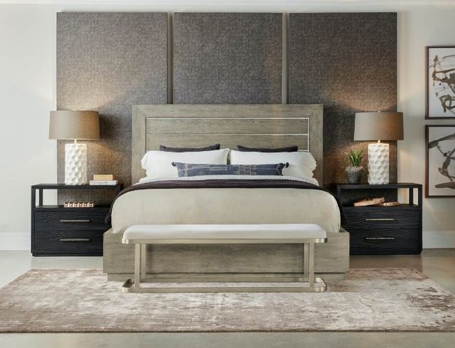 Hooker® Furniture Linville Falls Mill Ridge Mink California King Panel Bed-1