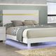 Furniture of America® Lillestrom 4-Piece White/Gold Queen Bedroom Set-1