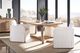 Vanguard® Furniture Stocked Laura Icey Cream Dining Chair-3