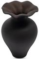 Moe's Home Collection Ruffle Black 12" Decorative Vessel-0