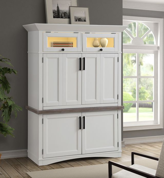 Parker House® Americana Modern Cotton Workstation with LED Light-1
