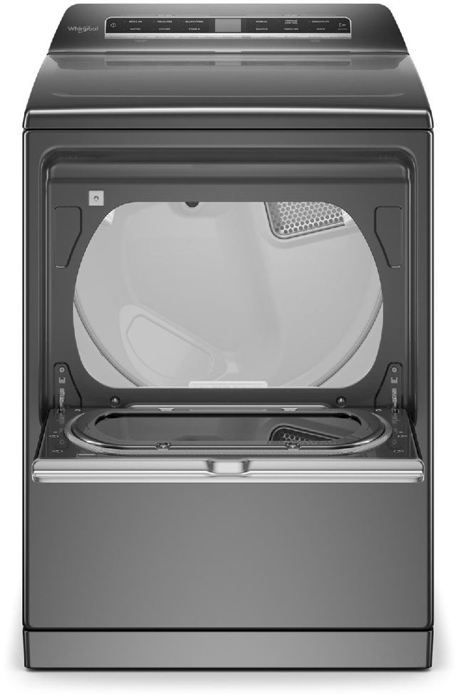 Whirlpool® Chrome Shadow Top Load Washer & Gas Dryer Laundry Pair-3
