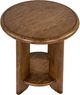 Magnussen Home® Tanner Tawny Brown Round End Table-5