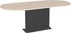 Amisco Customizable Lucarelli 84" Racetrack Dining Table with 1" White Oak Veneer Top-0