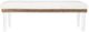 Jofran Inc. Brianna Snow Upholstered Bench-2