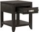 A & B Home Dark Brown End Table With 1 Drawer-4