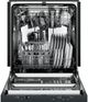 GE® 24" Black Top Control Built In Dishwasher-3