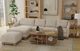 International Furniture Direct Samba Ivory/Sand Drift Ottoman-1