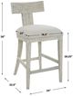 Uttermost® Idris Whitewashed Counter Stool-2