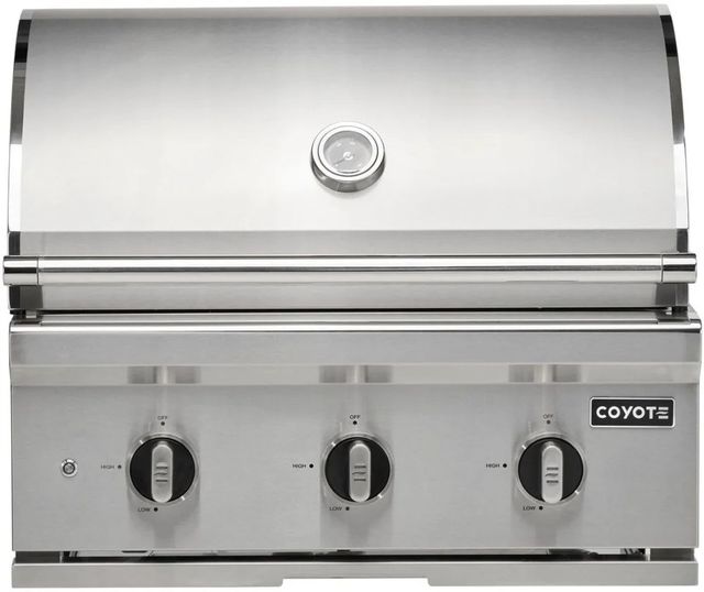 Coyote® C-Series 3-Burner Stainless Steel Freestanding Liquid Propane Grill-3