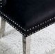 Furniture of America® Neuveville 7-Piece Black/Chrome/White Dining Set-2