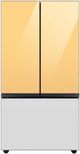 Samsung Bespoke 36" White Glass French Door Refrigerator Bottom Panel-3