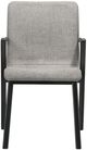Armen Living Varde 2-Piece Black/Gray Dining Arm Chair Set-3