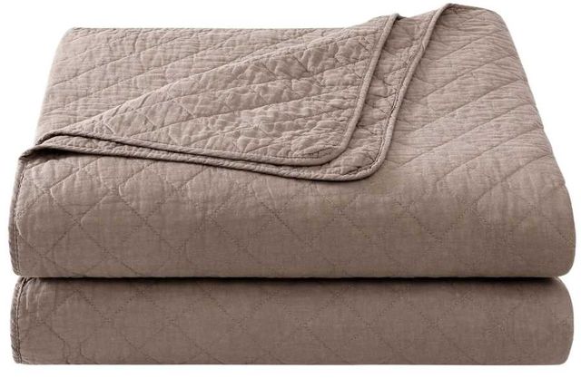 HiEnd Accents Cotton Comfort 3-Piece Mocha King Bedding Bundle-2