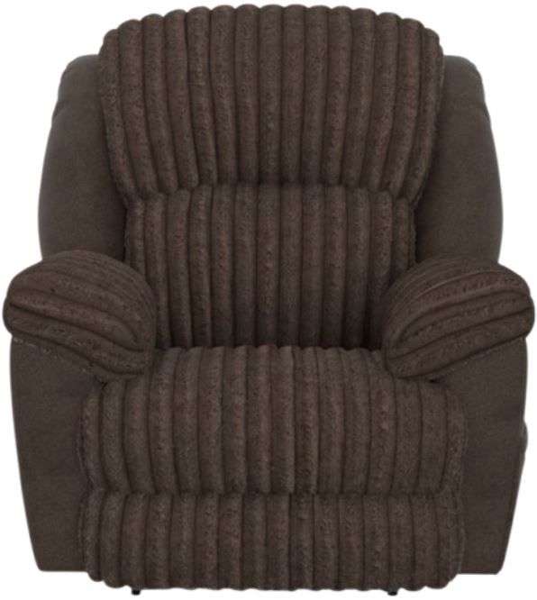 Catnapper® Shaggy Chocolate Power Lay Flat Recliner with Zero Gravity-1
