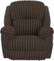 Catnapper® Shaggy Chocolate Power Lay Flat Recliner with Zero Gravity-1