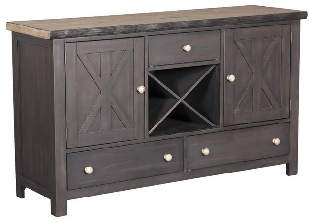 Urban Styles Furniture Orlando Cappuccino/Smoke Gray Server-0