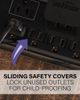 Sanus® Black Surge Protected Power Strip-5