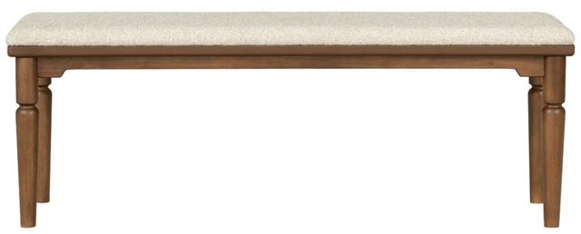 Flexsteel® Azalea Oatmeal/Walnut Bench-2