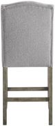 Steve Silver Co. Grayson Ash-Gray/Driftwood Upholstered Counter Stool-4