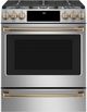 Café™ Brushed Bronze Front Control Gas Knobs and Handle Kit-3