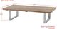Forty West Hewitt Beige Coffee Table with Silver Base-1