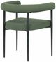Meridian Furniture Louie Green Dining Arm Chair-2