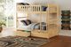 Homelegance® Bartly Natural Pine Youth Twin/Twin Storage Bunk Bed-1