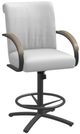 Chromcraft Customizable Easton Swivel Tilt Counter Height Dining Stool-4