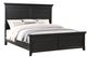 American Wholesale Furniture Hollis Black King Panel Bed-0