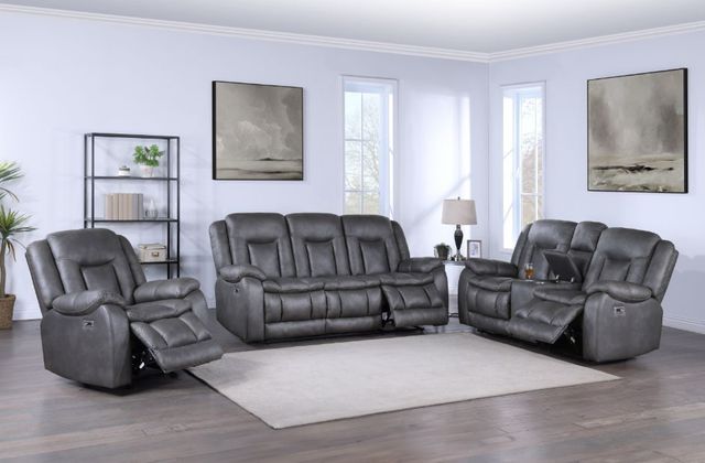 New Classic® Home Furnishings Morello 3-Piece Gray Power Reclining Seating Set-1