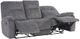 Parker House® Copper Shadow Gray Manual Triple Reclining Sofa-4