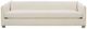 Robin Bruce Florence 86” Tapered Leg Sofa-1