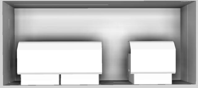 Vent-A-Hood® 48" White Contemporary Wall Mounted Range Hood-3