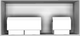 Vent-A-Hood® 48" White Contemporary Wall Mounted Range Hood-3
